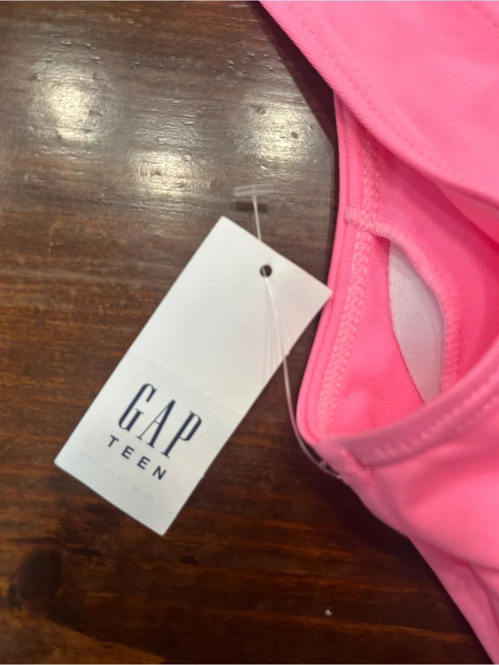 GAP Teen Girls Bright Pink One-Piece Swimsuit